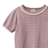 Nature Baby Maeve Tee - Lilac Pointelle