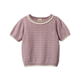 Nature Baby Maeve Tee - Lilac Pointelle