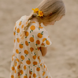 Nature Baby Twirl Dress - Orange Blossom