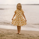 Nature Baby Twirl Dress - Orange Blossom