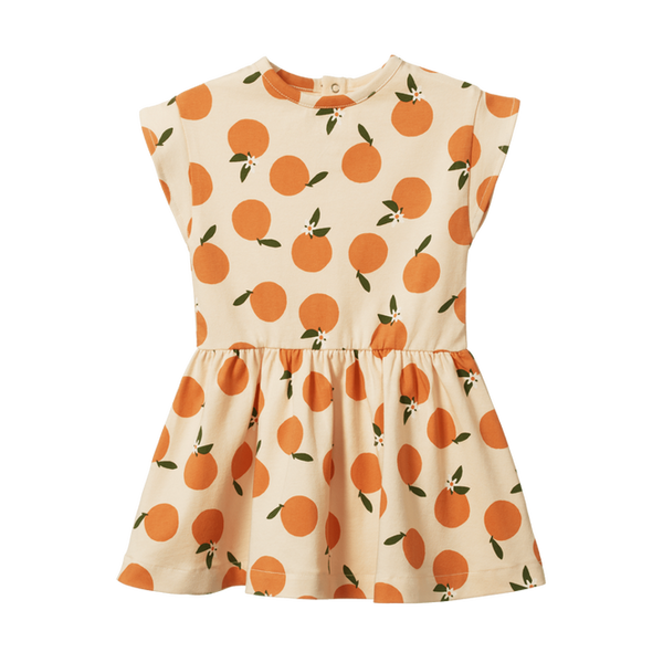 Nature Baby Twirl Dress - Orange Blossom