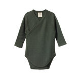 Nature Baby Pointelle L/S Bodysuit - Thyme