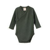 Nature Baby Pointelle L/S Bodysuit - Thyme