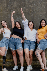 Junk Food ADINA Denim Shorts - Blue - Long