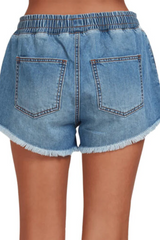 Billabong Coastline Denim Elasticated Short - Blue Haze