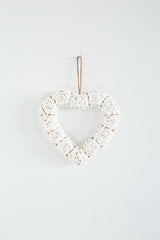 Floral Shell Love Heart  - Large