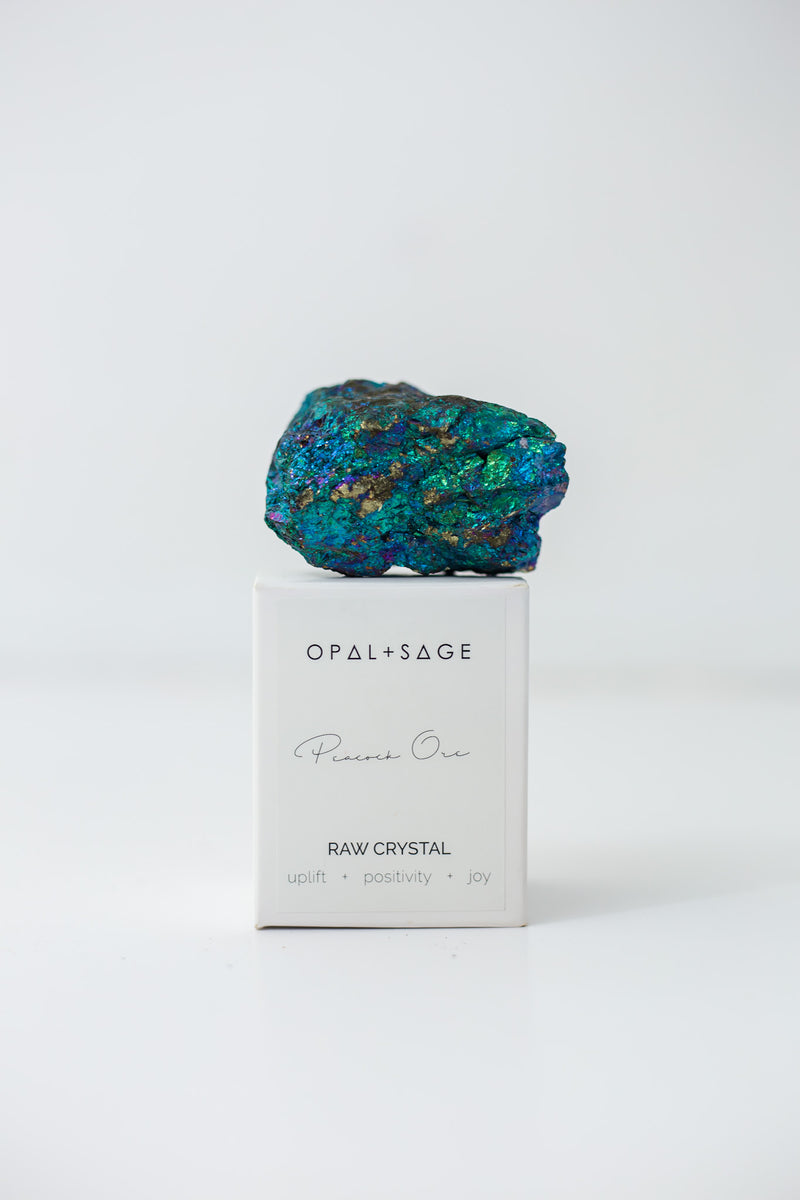 Opal & Sage Peacock Ore Crystal