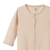 Nature Baby Cotton Stretch & Grow - Rose Dust Pinstripe