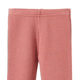 Nature Baby Selby Waffle Pants - Rose Clay