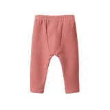 Nature Baby Selby Waffle Pants - Rose Clay