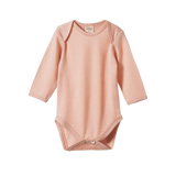 Nature Baby L/S Merino Bodysuit - Rose Dust