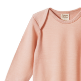 Nature Baby L/S Merino Bodysuit - Rose Dust