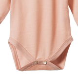 Nature Baby L/S Merino Bodysuit - Rose Dust