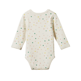 Nature Baby Cotton L/S Bodysuit - Flora Print