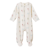 Nature Baby Cotton Stretch & Grow - NB Print