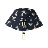 Nature Baby Bucket Sunhat - Albie Navy Print