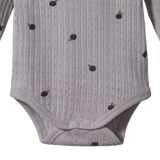 Nature Baby Pointelle L/S Bodysuit - Petite Plum