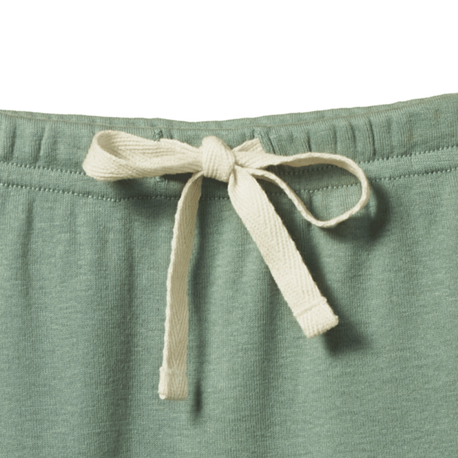 Nature Baby Cotton Drawstring Pants - Lily Pad
