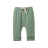 Nature Baby Cotton Drawstring Pants - Lily Pad