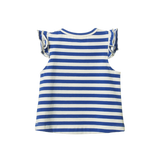 Nature Baby Fleur Tee- Isle Blue Sea Stripe