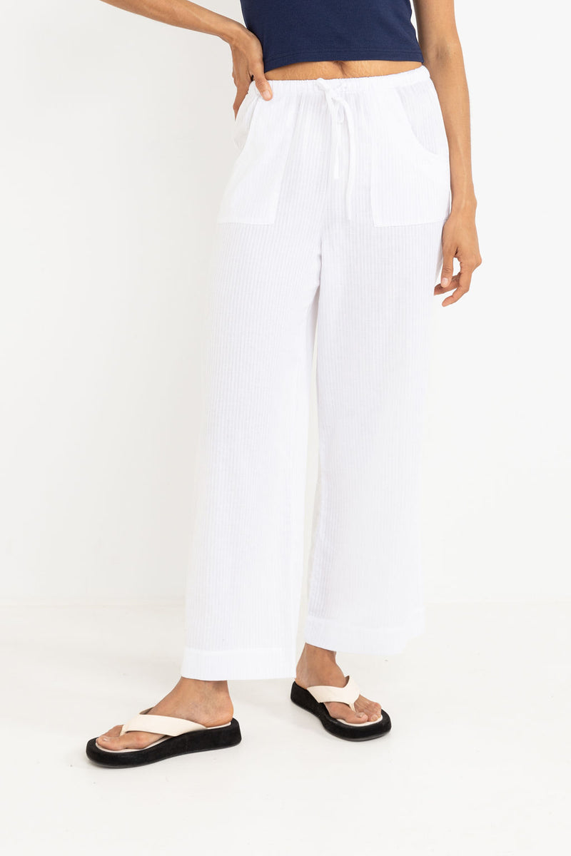 Rhythm Sunshine Beach Pant - WHITE