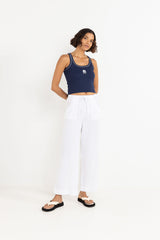 Rhythm Sunshine Beach Pant - WHITE