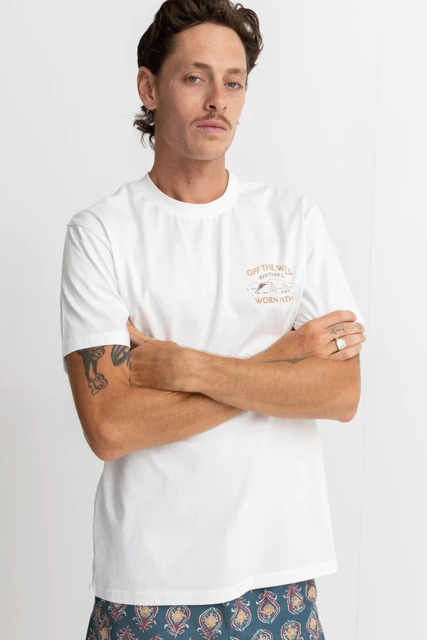 Rhythm Wilderness SS T-Shirt - Vintage White