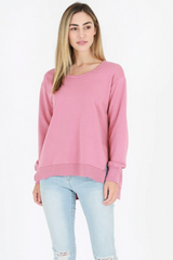 3rd Story Ulverstone Sweater - Tango Pink