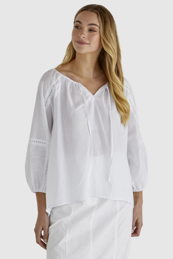 Sass Chantel Top - White