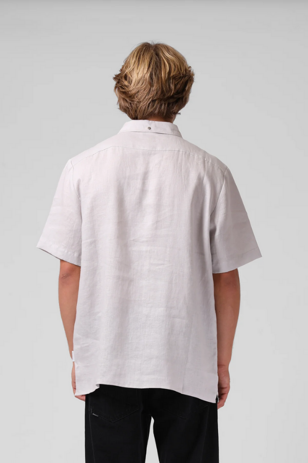 RPM Linen SS Shirt - Light Grey
