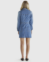 Sass Rylie Dress - Mixed Denim