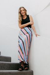 Foxwood Gazelle Stripe Skirt - Multi Stripe