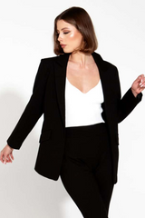 Fate & Becker Upper East Stretch Blazer - BLACK