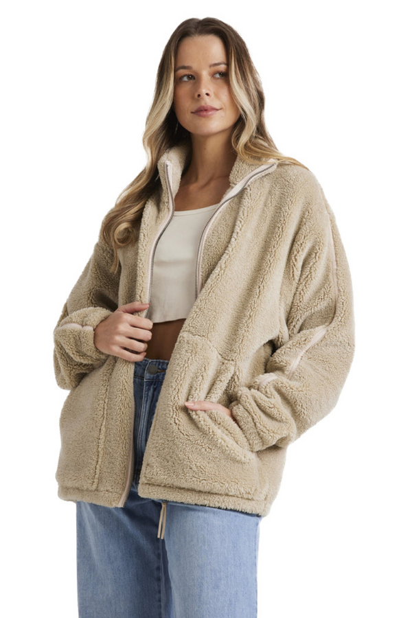 Billabong Sweet Ride Zip Up Coyote