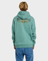 Billabong Pure Intentions Pop Hood Top - SEA GREEN
