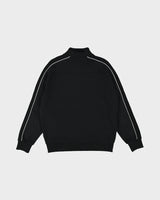Billabong Spec 73 Polar Zip Mock Neck Fleece Top - BLACK