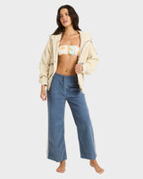 Billabong Set The Tone Cord Jacket - WHITE CAPS
