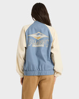 Billabong OG Burleigh Bomber Corduroy Jacket - STONE BLUE
