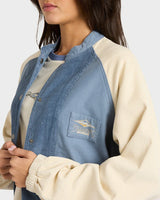 Billabong OG Burleigh Bomber Corduroy Jacket - STONE BLUE