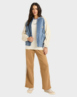 Billabong OG Burleigh Bomber Corduroy Jacket - STONE BLUE