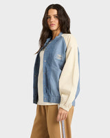 Billabong OG Burleigh Bomber Corduroy Jacket - STONE BLUE