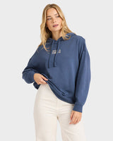 Billabong Vivid Womens Hoodie - CELESTIAL BLUE