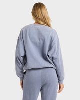 Billabong Saltwashed Kendal Womens Crew - STONE BLUE