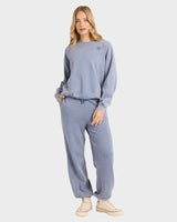 Billabong Saltwashed Kendal Womens Crew - STONE BLUE