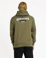 Quicksilver Hook Mens Pullover Hoodie - OLIVE