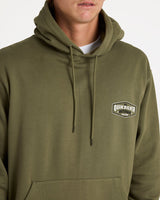 Quicksilver Hook Mens Pullover Hoodie - OLIVE
