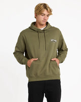 Quicksilver Hook Mens Pullover Hoodie - OLIVE