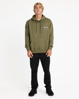 Quicksilver Hook Mens Pullover Hoodie - OLIVE