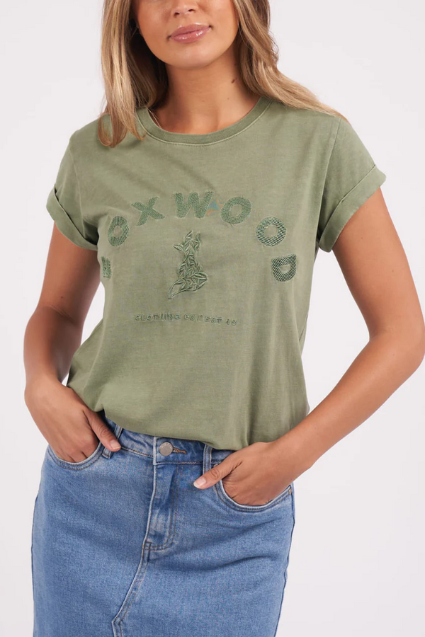 Foxwood Effortless Tee - Fern Green