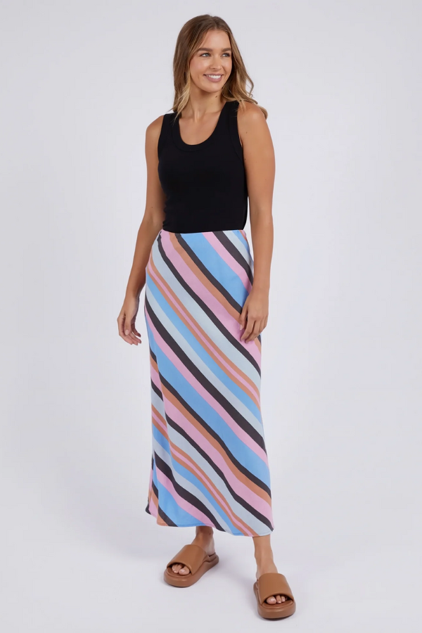 Foxwood Gazelle Stripe Skirt - Multi Stripe